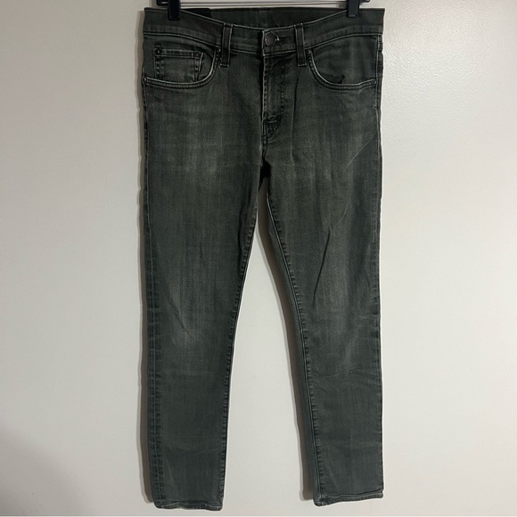 Women’s J Brand Arcane Jeans Size 32 Ankle Pants Stretch Slim Mid Rise Black - Picture 1 of 15